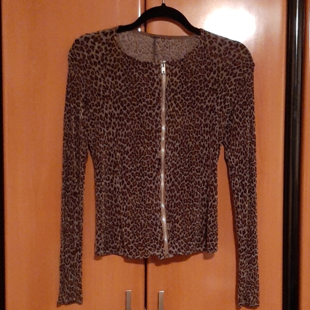 Animal print top